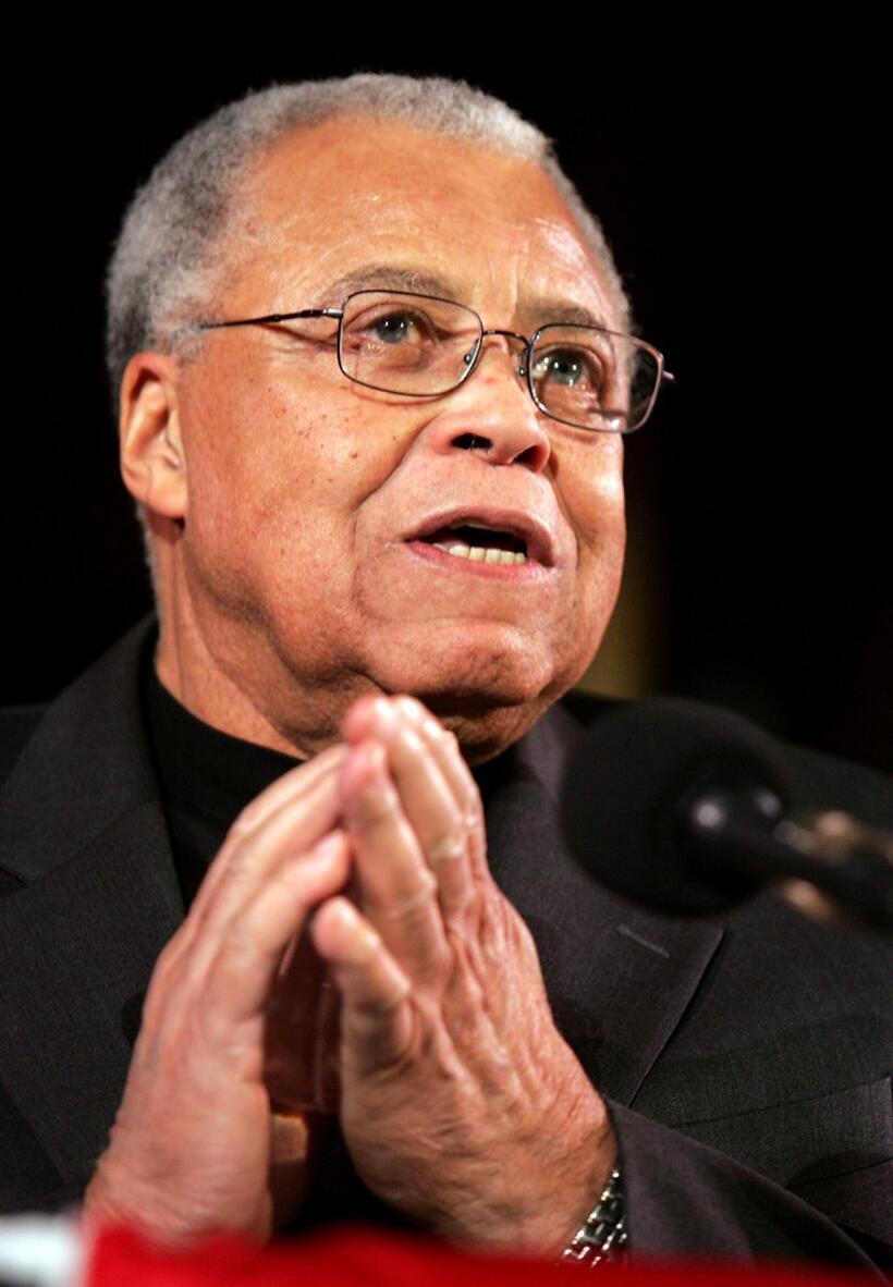 James Earl Jones at the annual YMCA Arts & Letters Auction and Reception at the Rainbow Room.