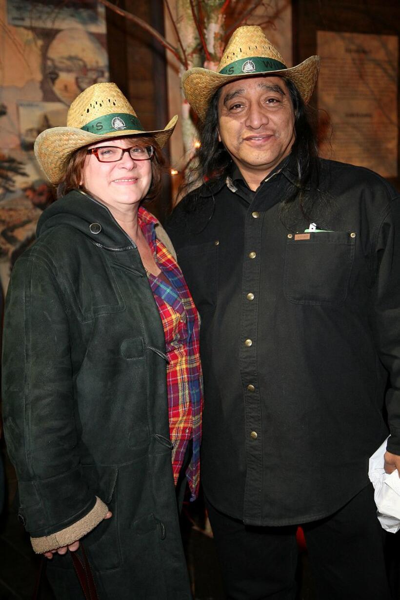 Josiane Balasko at the Buffalo Bill Wild West Show.