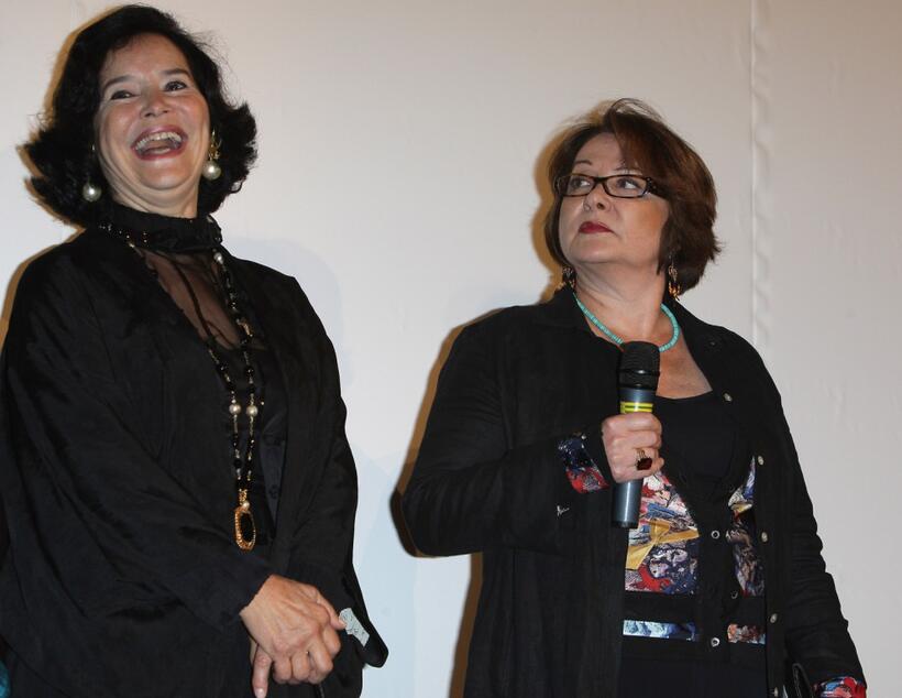 Josiane Balasko and Marie-Jose Nat at the opening ceremony of the 18th British Film Festival.