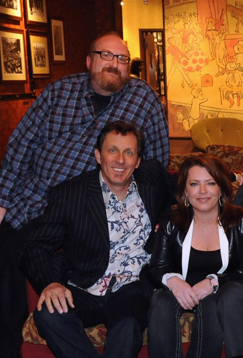 Brian Posehn, Jake Johannsen and Kathleen Madigan at the CMT Presents Ron White Comedy Saltue To The Troops in Tennessee.