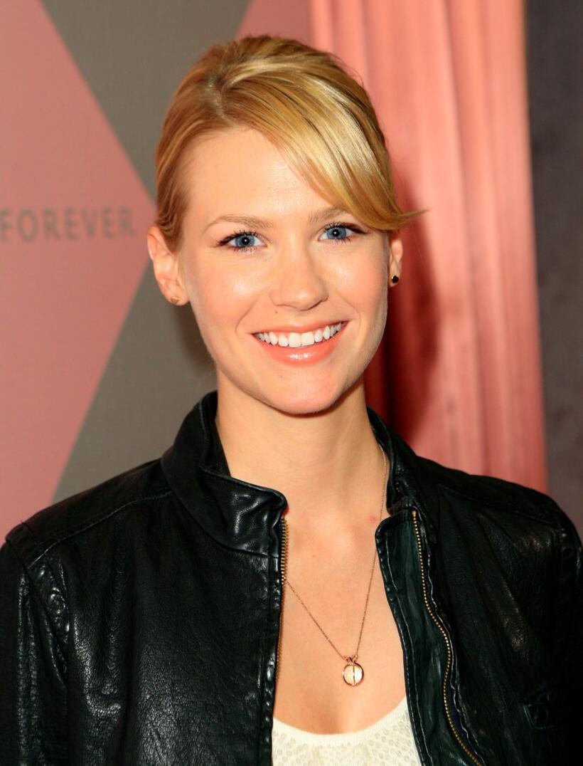 January Jones at the Diamond Information Center and InStyle Diamond Fashion Show Preview Luncheon.