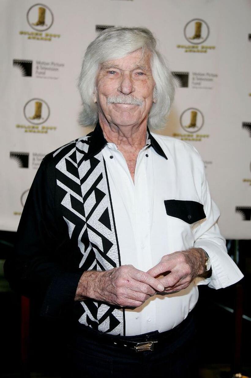 L.Q. Jones at the Golden Boot Awards.