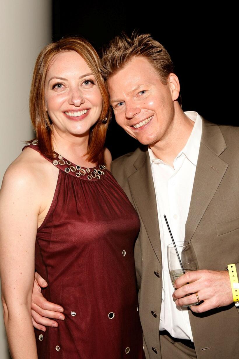 Heather Juergensen and Kevin Hench at the premiere of "The Hammer."
