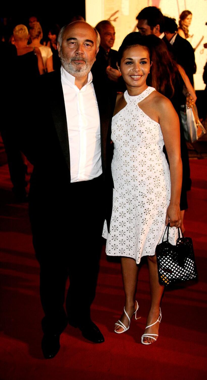 Gerard Jugnot and Guest at the promotion party of "Le Scaphandre Et Le Papillon" during the 60th International Cannes Film Festival.