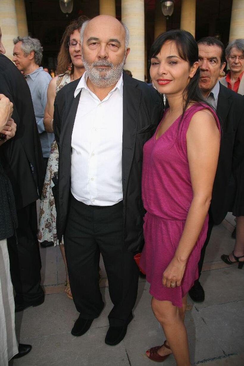 Gerard Jugnot and his Wife at the 25th edition of "La fete du cinema."