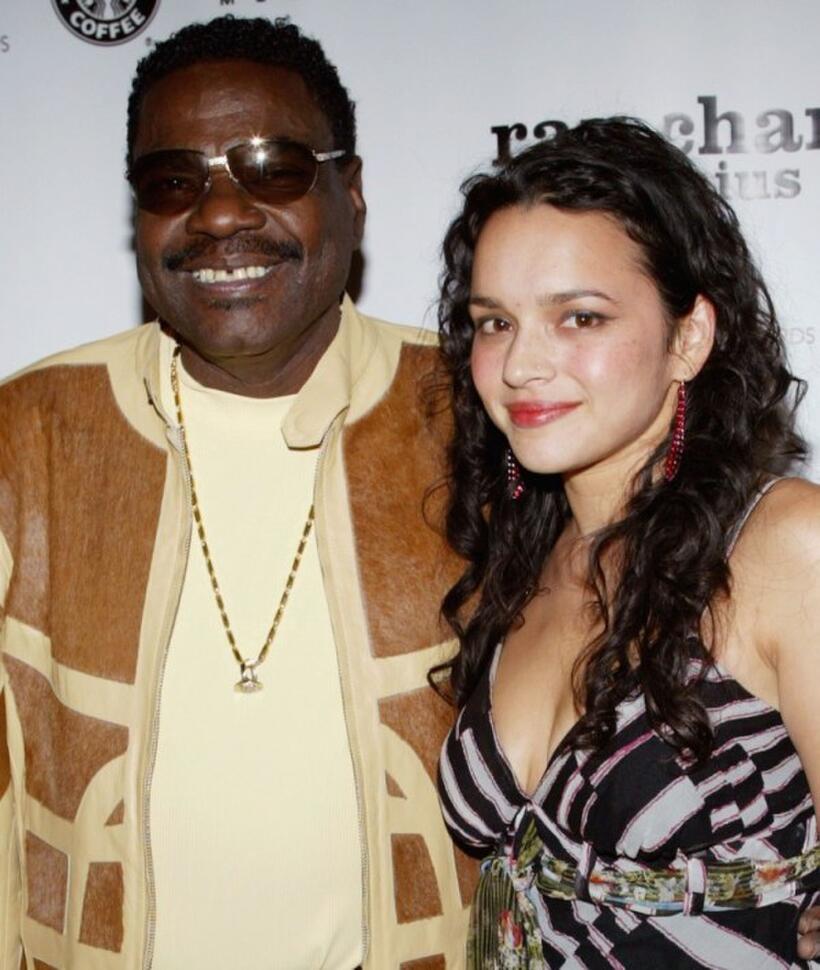 Billy Preston and Norah Jones at the "Jammin for Ray" Post-Grammy Party.