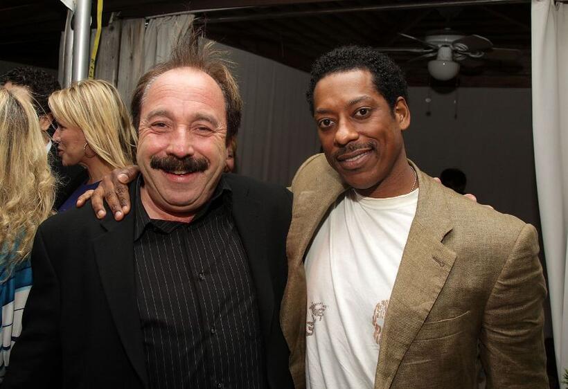 Bill Clark and Orlando Jones at the after party of the New York premiere of "Beyond A Reasonable Doubt."