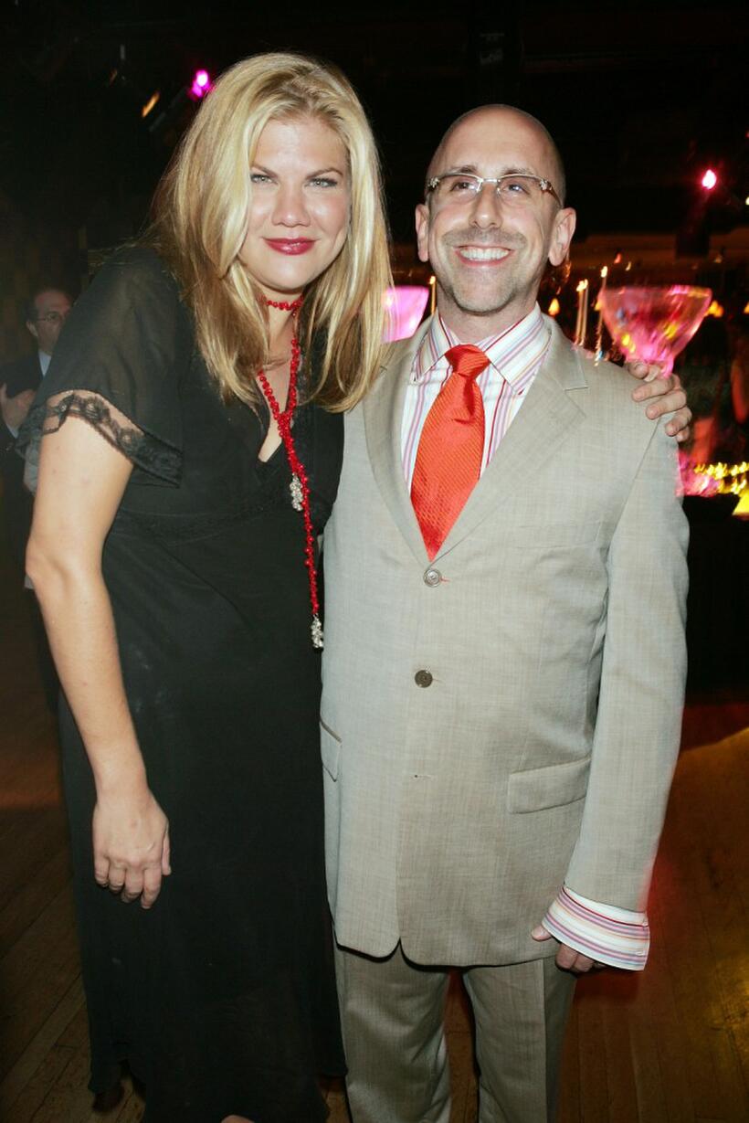 Kristen Johnston and Director Scott Elliott at the spring benefit for "10 Years Off-Broadway."