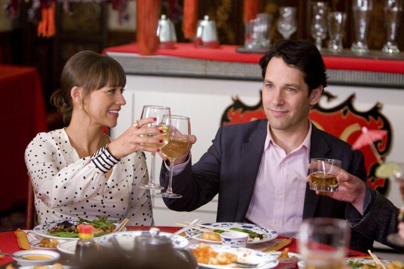 Rashida Jones as Zooey Rice and Paul Rudd as Peter Klaven in "I Love You, Man."