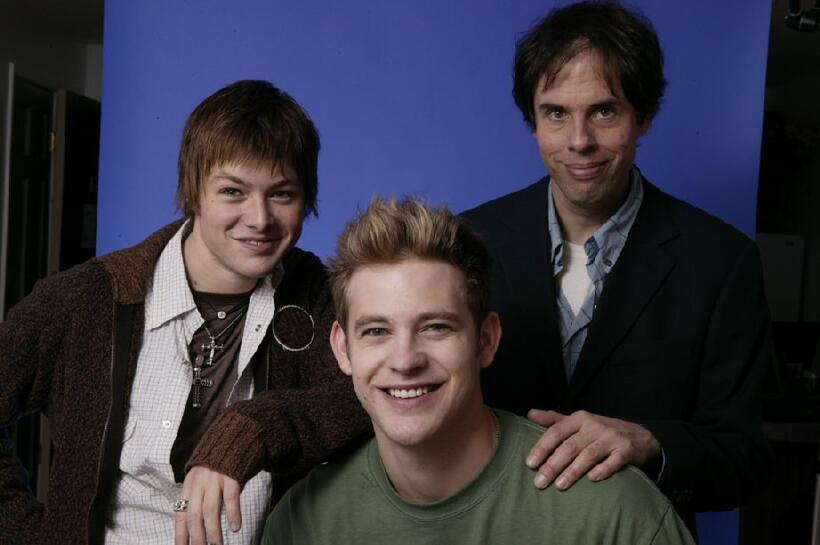 Cole Williams, Bryce Johnson and Christopher Munch at the 2004 Sundance Film Festival.