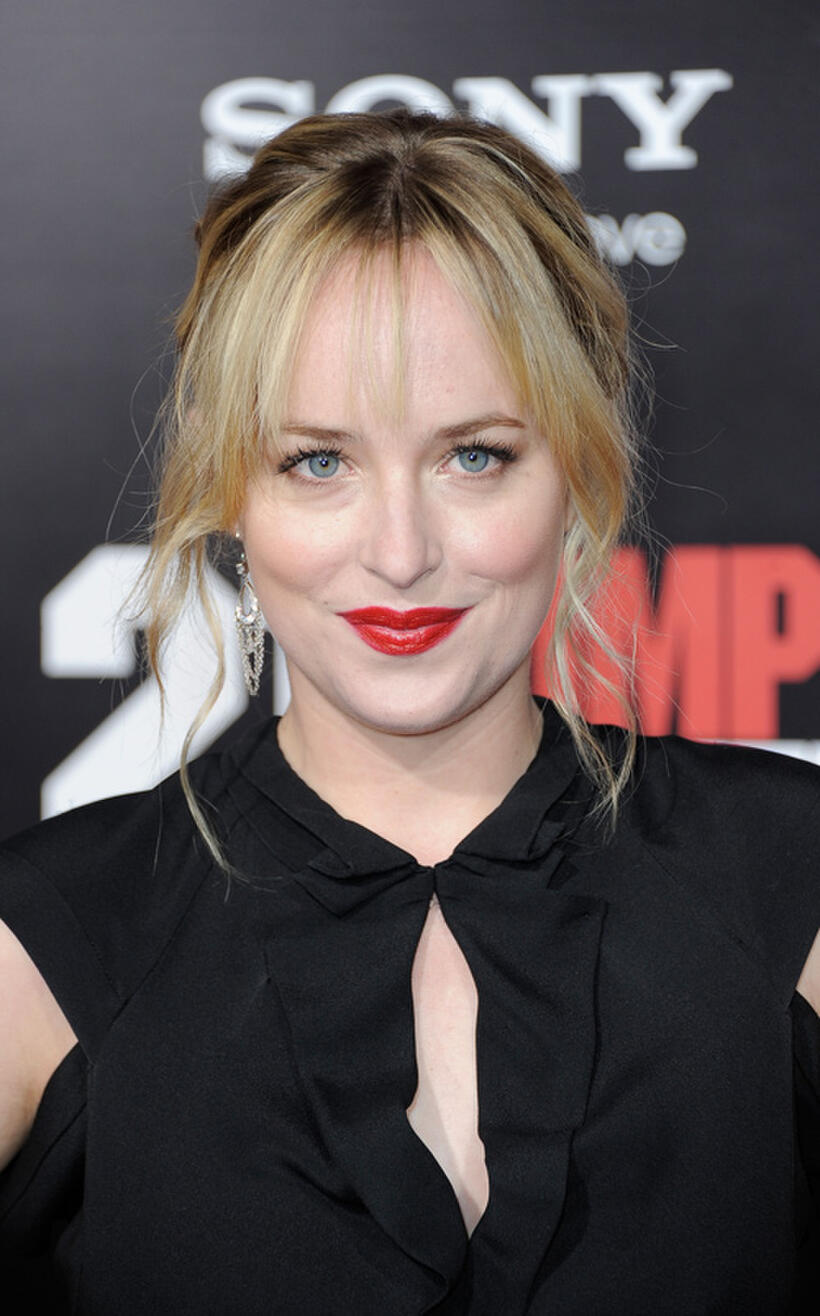 Dakota Johnson at the California premiere of "21 Jump Street."