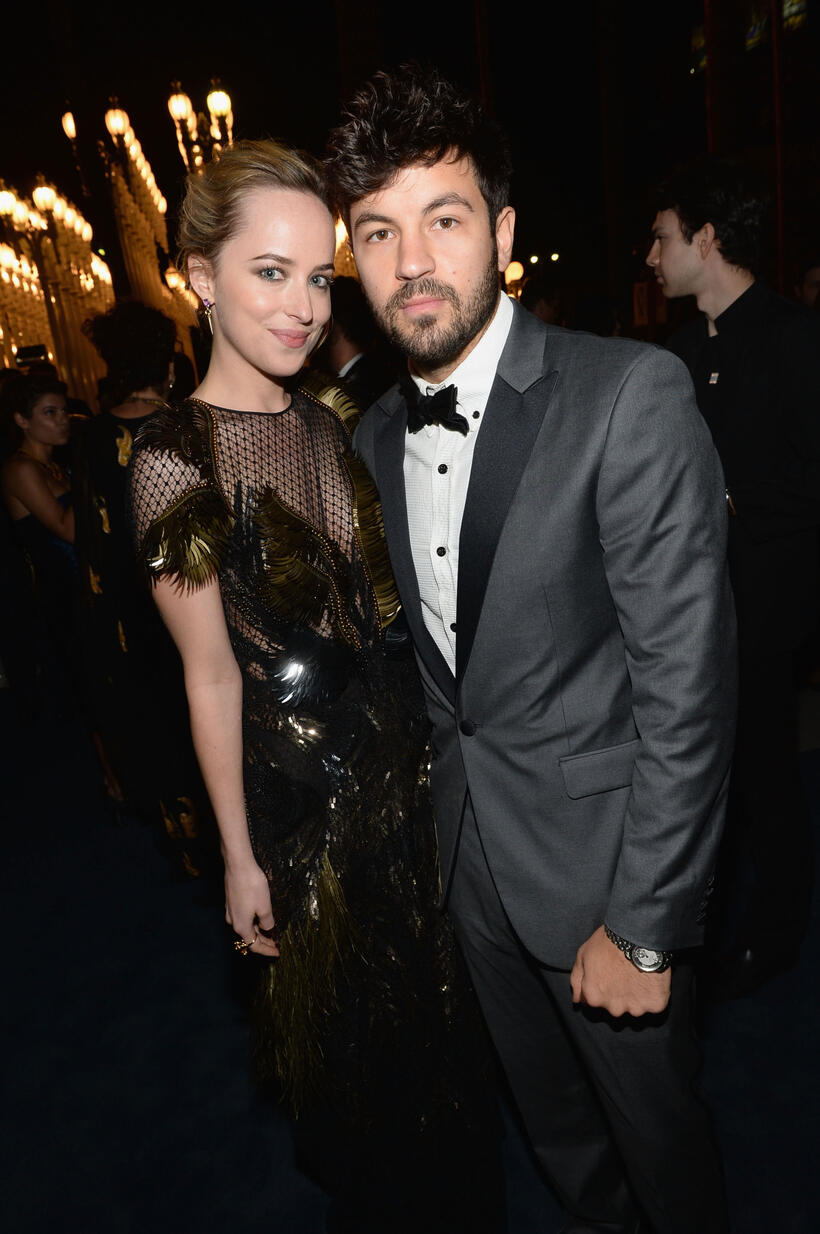 Dakota Johnson and guest at the LACMA 2013 Art + Film Gala in California.