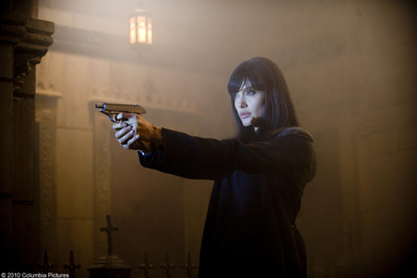 Angelina Jolie as Evelyn Salt in "Salt."