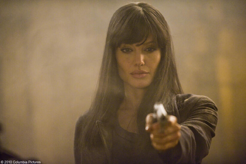 Angelina Jolie as Evelyn Salt in "Salt."