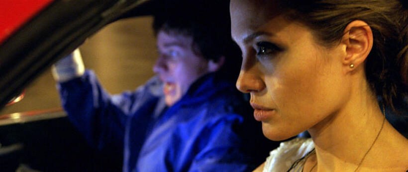 Angelina Jolie and James McAvoy in "Wanted."