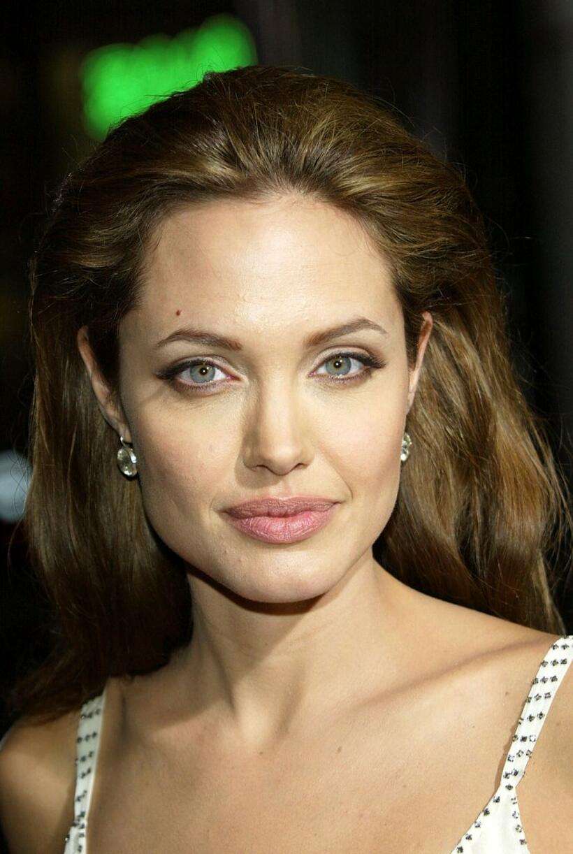 Angelina Jolie at the premiere of "Sky Captain And The World of Tomorrow."