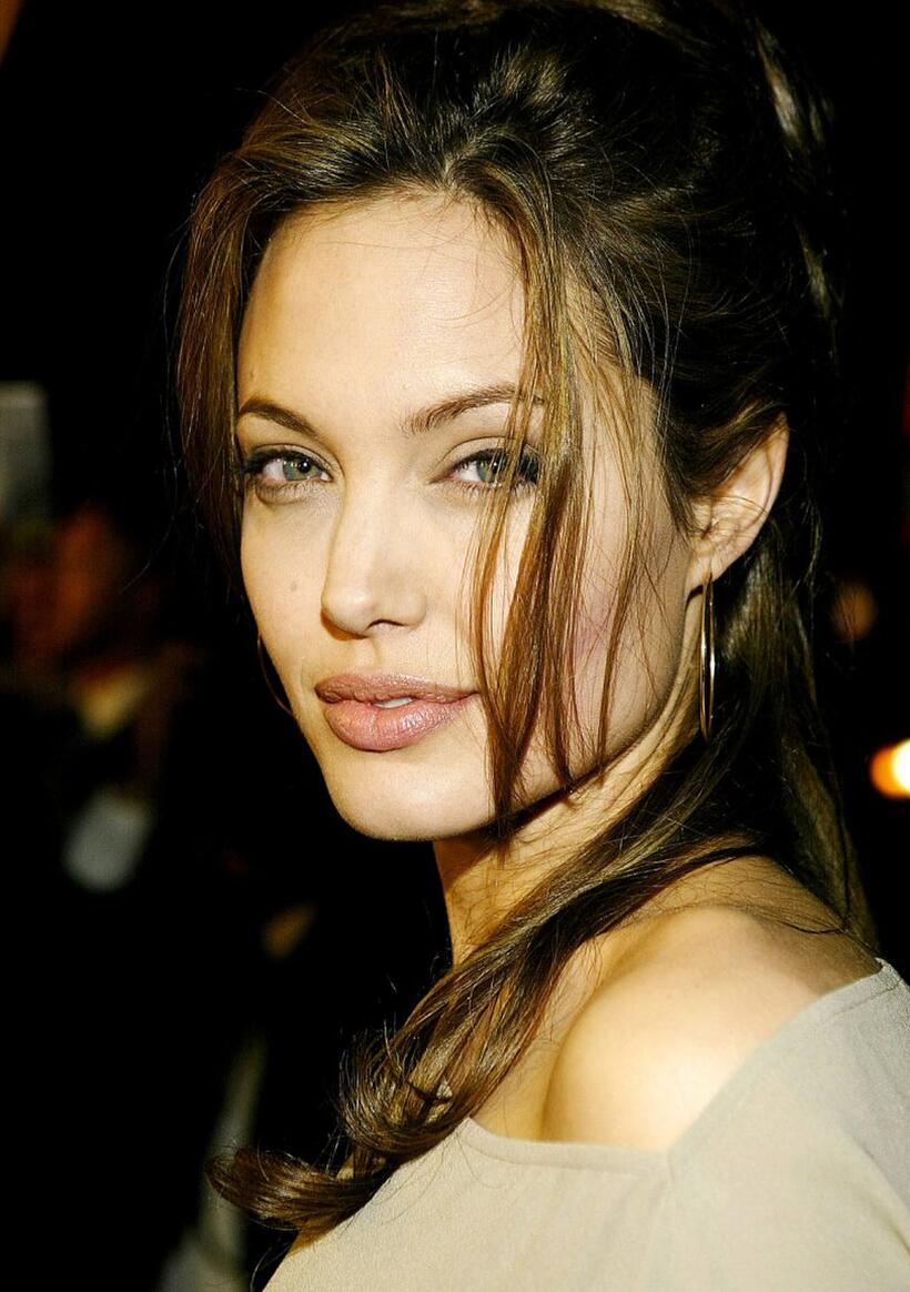 Angelina Jolie at the world premiere of "Taking Lives."
