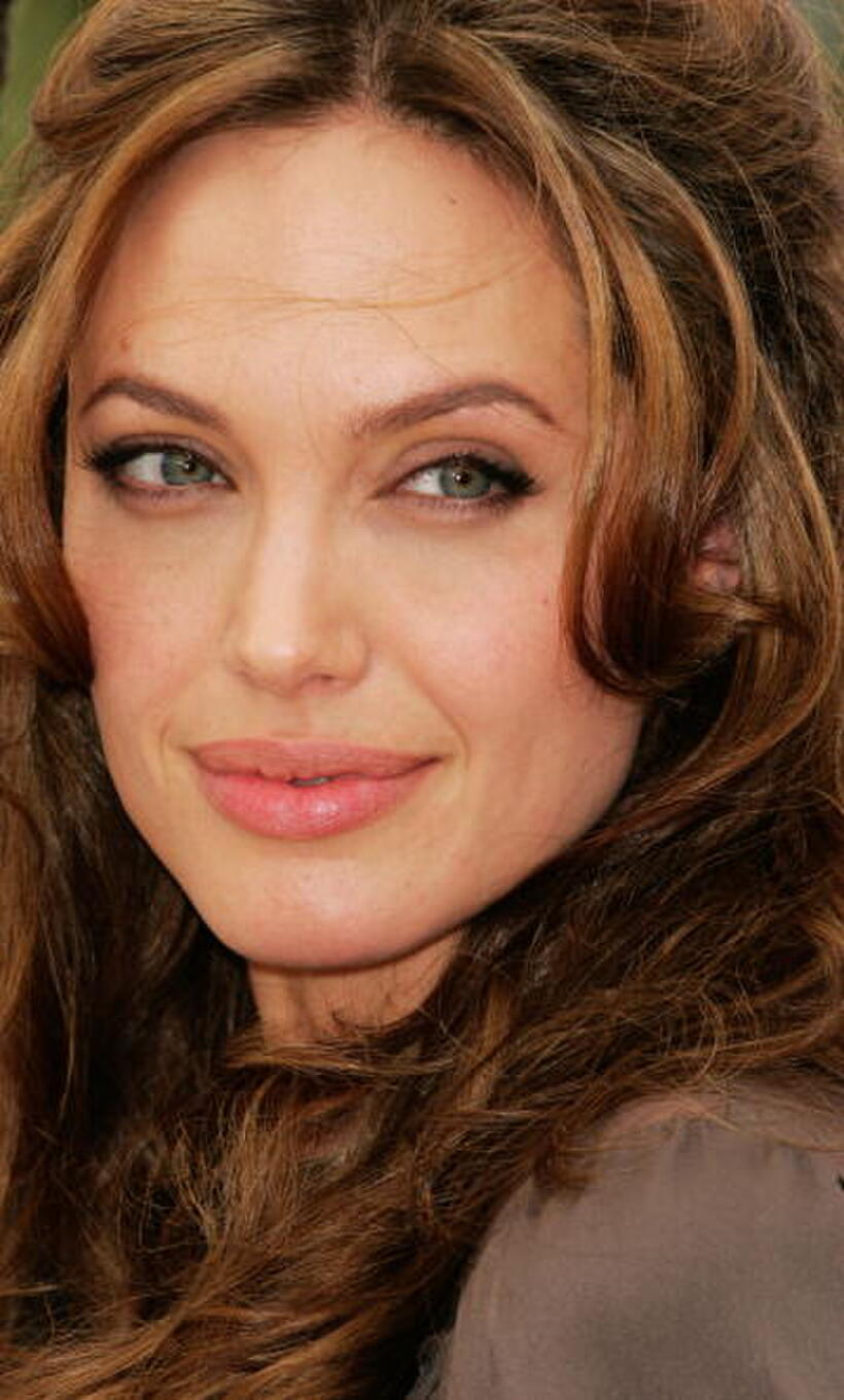 Angelina Jolie at a photocall in Cannes for "A Mighty Heart." 