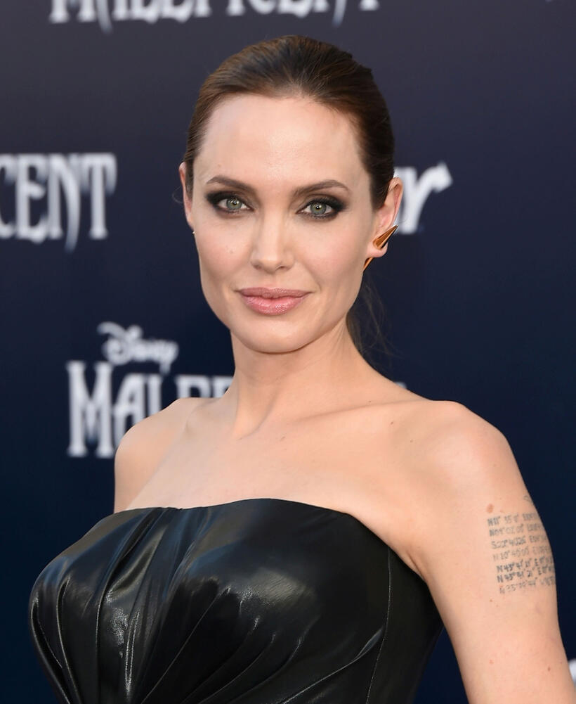 Angelina Jolie at the World premiere of "Maleficent."