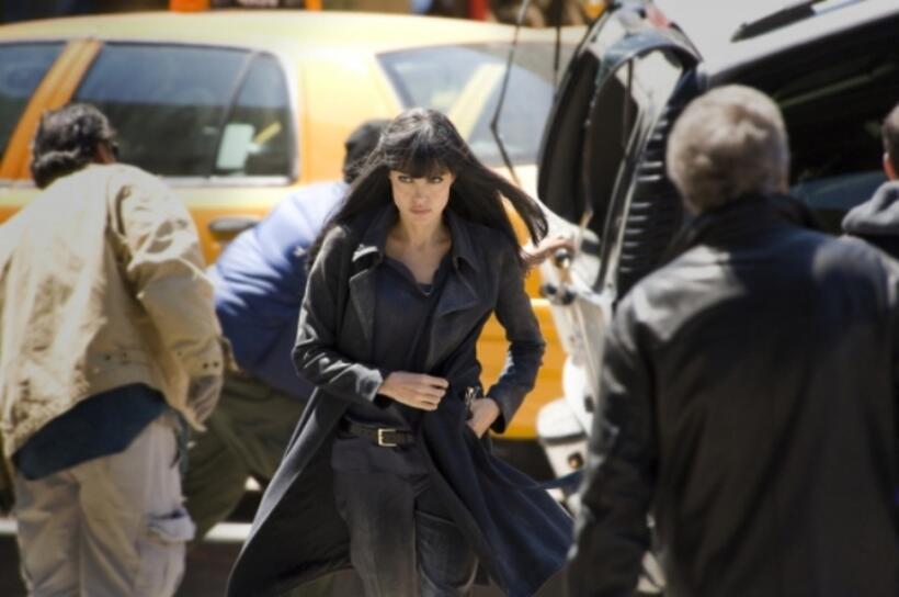 Angelina Jolie as Evelyn Salt in "Salt."