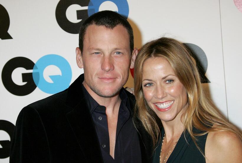 Lance Armstrong and Sheryl Crow at the GQ magazine's 2005 "Men Of The Year" celebration.