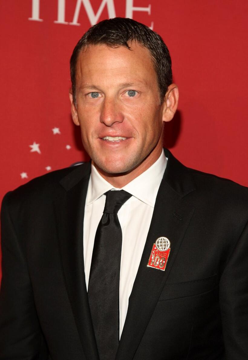 Lance Armstrong at the TIME's 100 Most Influential People Gala.
