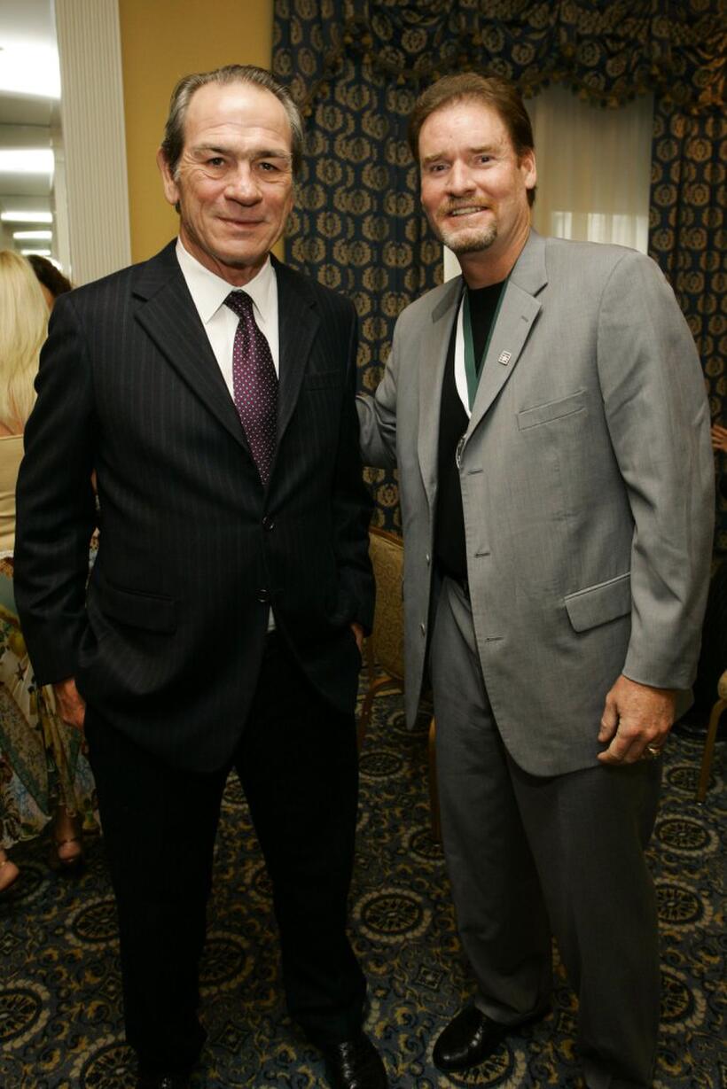 Tommy Lee Jones and Wade Boggs at the 21st Annual Great Sports Legends Dinner to benefit The Buoniconti Fund to Cure Paralysis at the Waldorf Astoria.