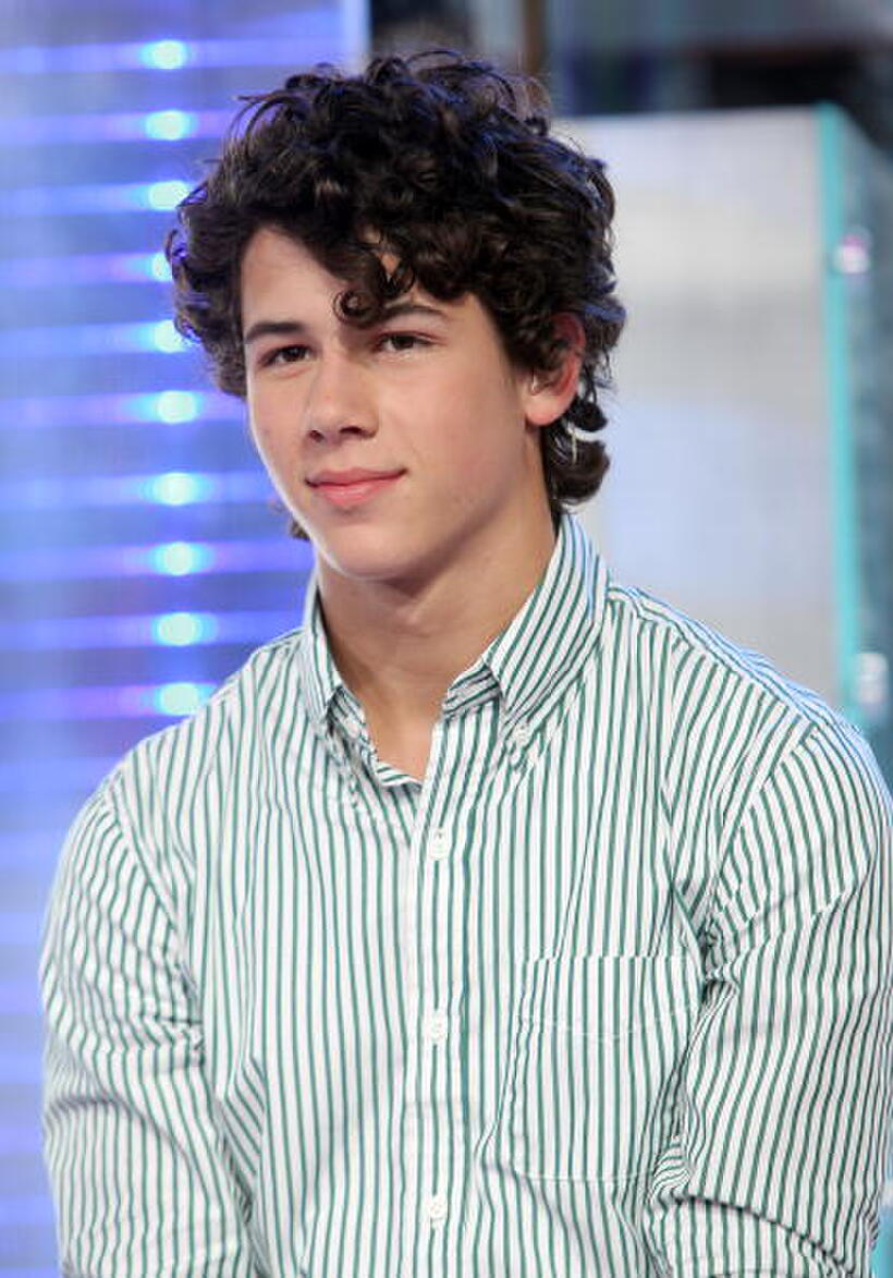 Nick Jonas at the MTV's Total Request Live.