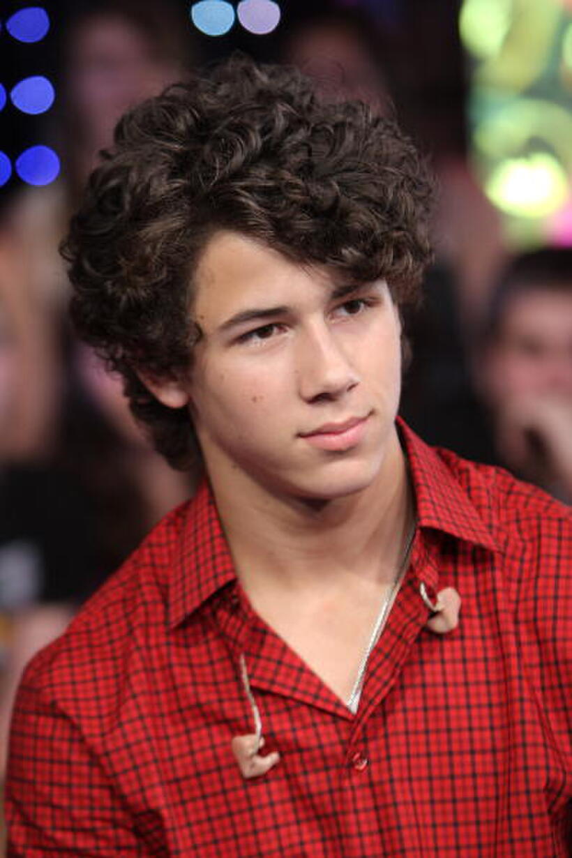 Nick Jonas at the MTV's Total Request Live.