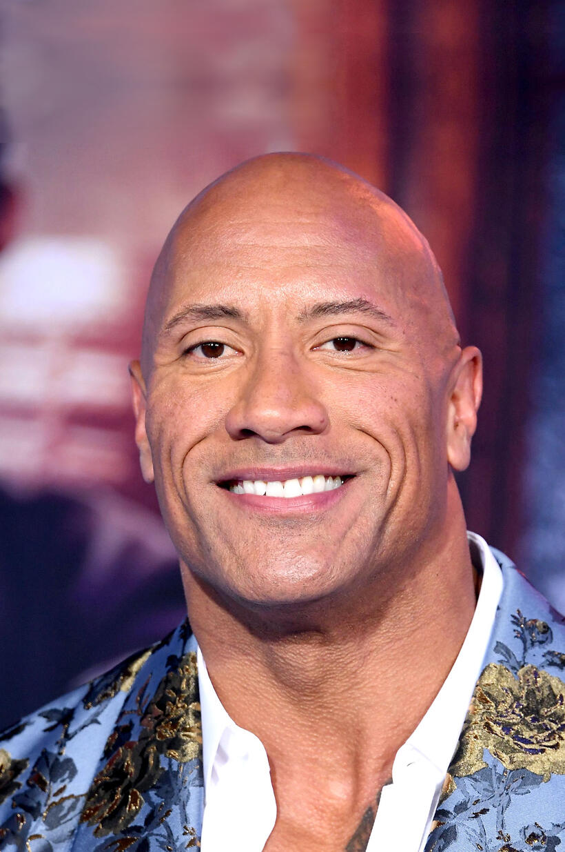 Dwayne Johnson at the premiere of "Jumanji: The Next Level" in Hollywood.