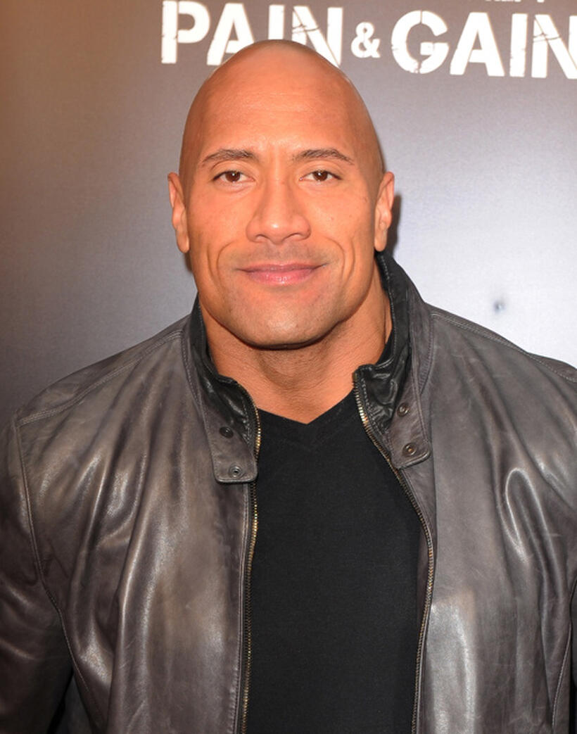 Dwayne Johnson at the Florida premiere of "Pain & Gain."