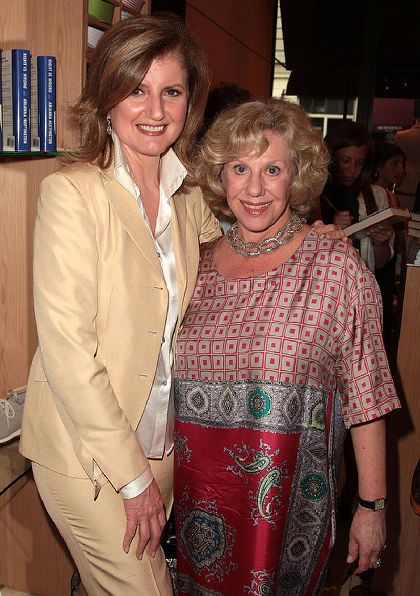 Arianna Huffington and Erica Jong at the Huffington's book signing party in New York.