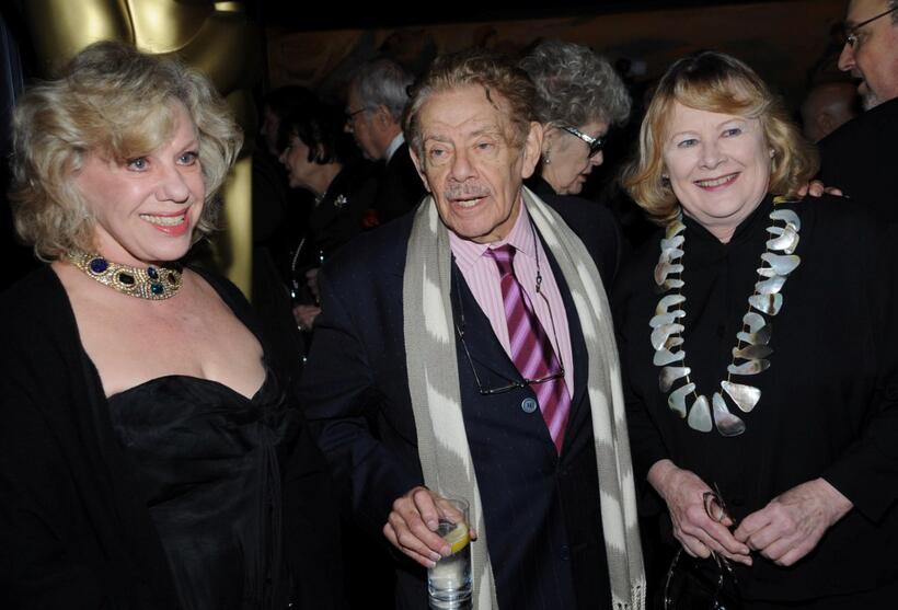 Erica Jong, Jerry Stiller and Shirley Knight at the Academy Of Motion Picture Arts & Sciences official Oscar Celebration.