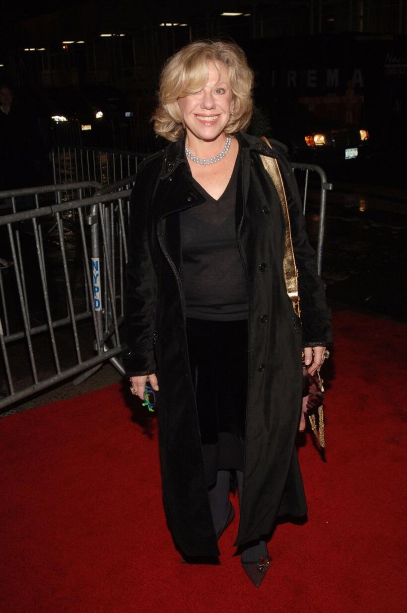 Erica Jong at the premiere of "The White Countess."