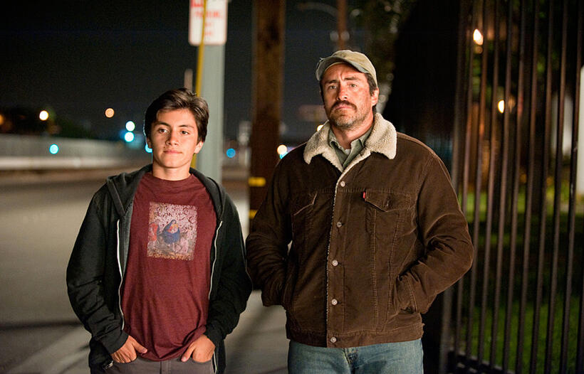 Jose Julian and Demian Bichir in "A Better Life."