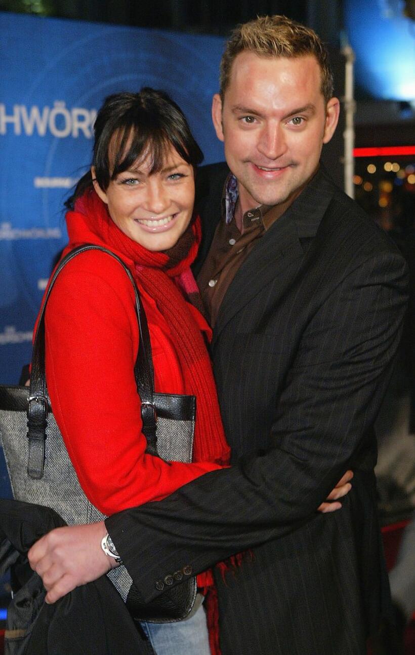 Sandya Mierswa and Christian Kahrmann at the German premiere of "The Bourne Supremacy."