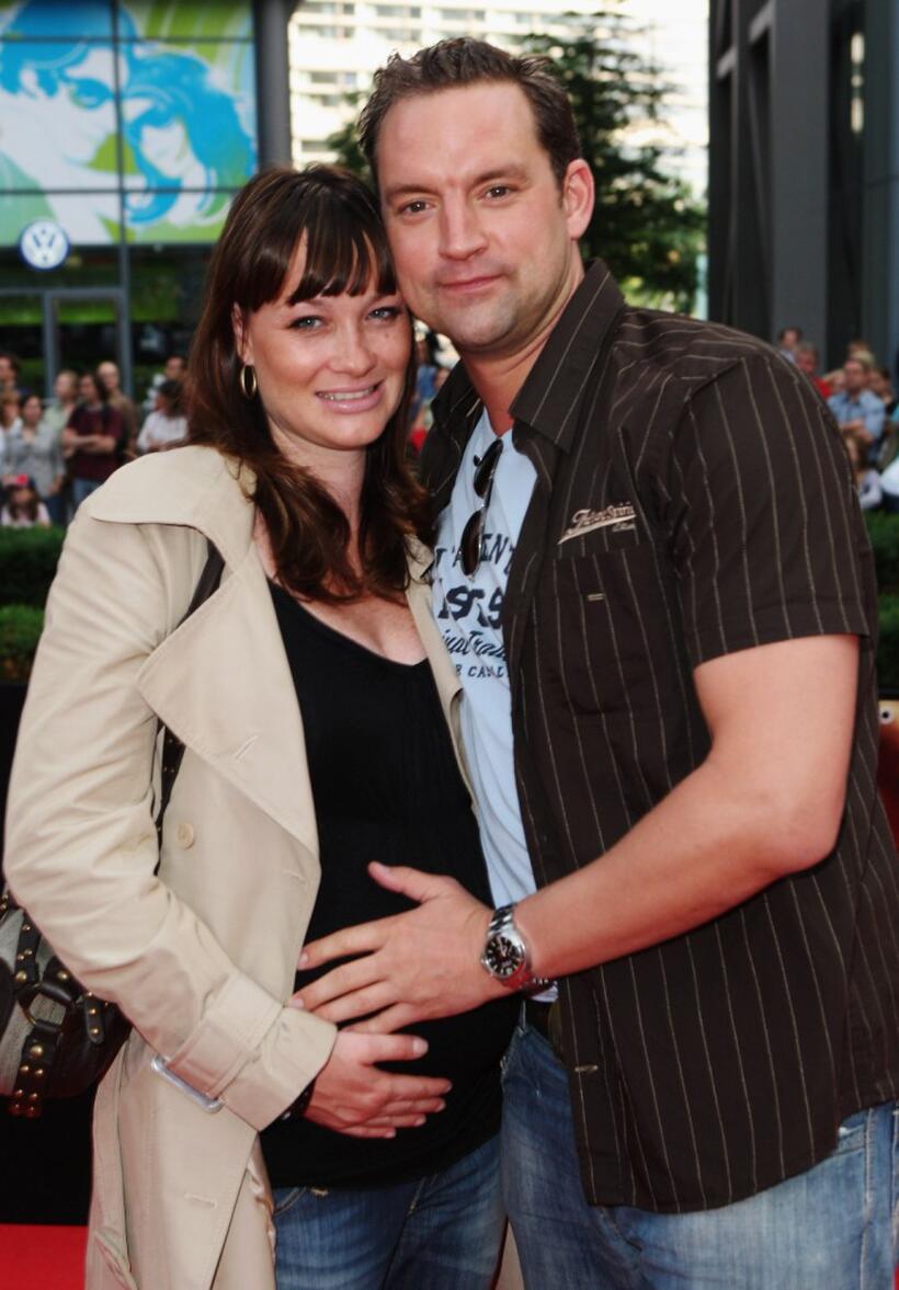 Sandya Mierswa and Christian Kahrmann at the German premiere of "Die Hard 4.0."