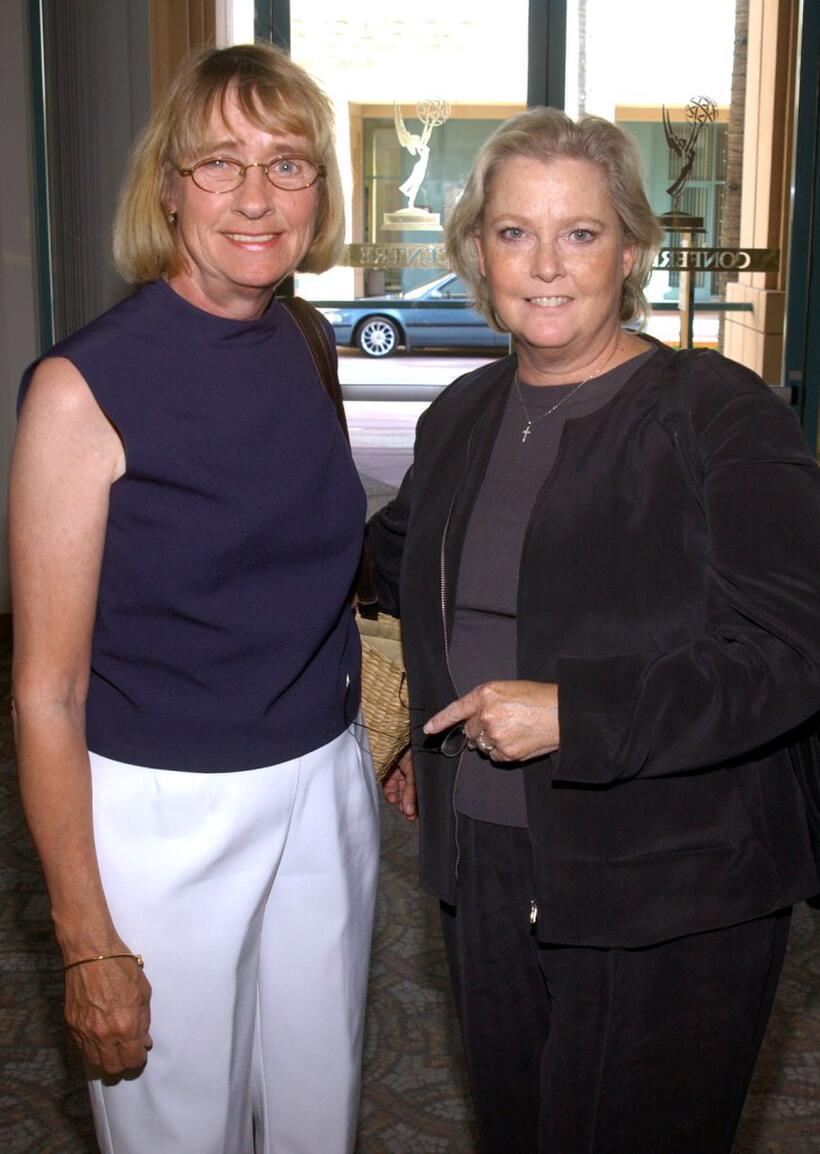 Kathryn Joosten and Nanci Linke-Ellis at the Academy of Television Arts and Sciences.