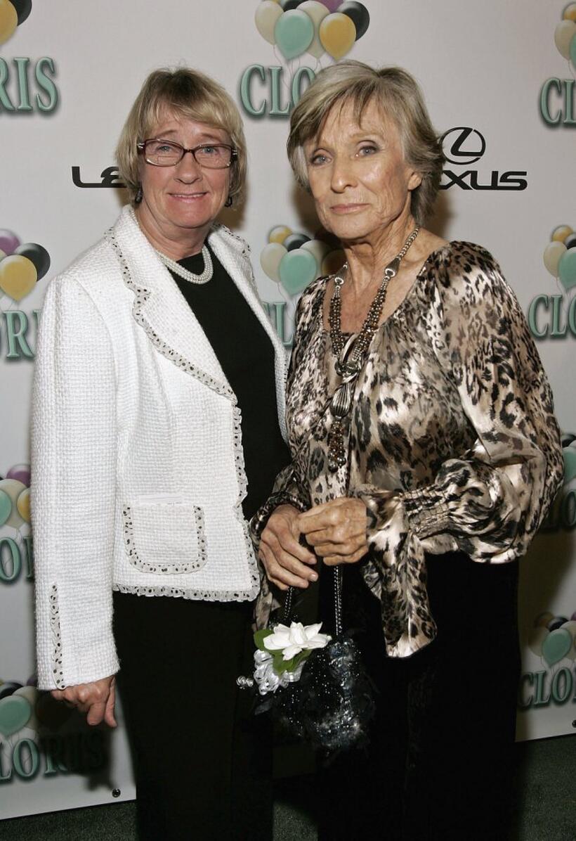 Kathryn Joosten and Cloris Leachman at the celebration of Cloris Leachman's 60 years in show business.