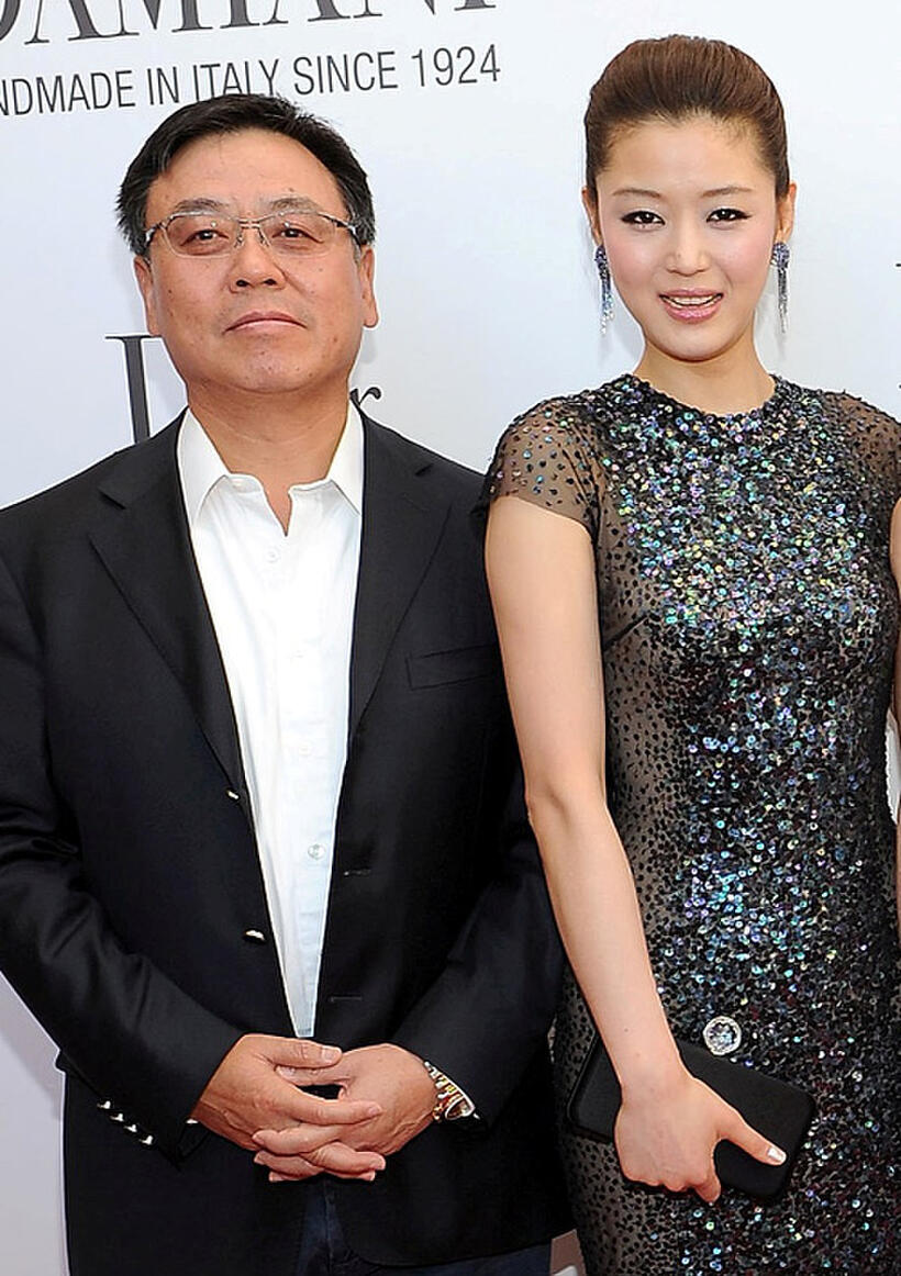 Andy Yan and Gianna Jun at the cocktail reception of "Snow Flower And The Secret Fan" during the 64th Annual Cannes Film Festival.