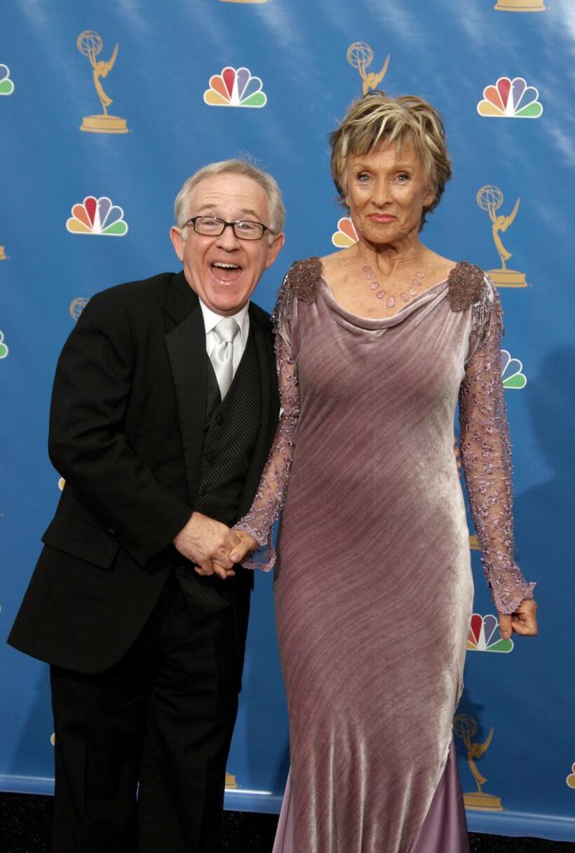 Leslie Jordan and Cloris Leachman at the 58th Annual Primetime Emmy Awards.