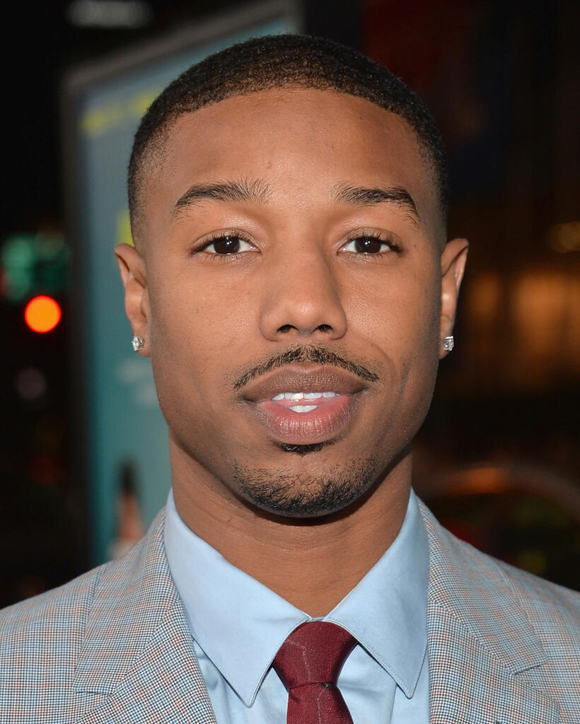 Michael B. Jordan at the California premiere of "That Awkward Moment."