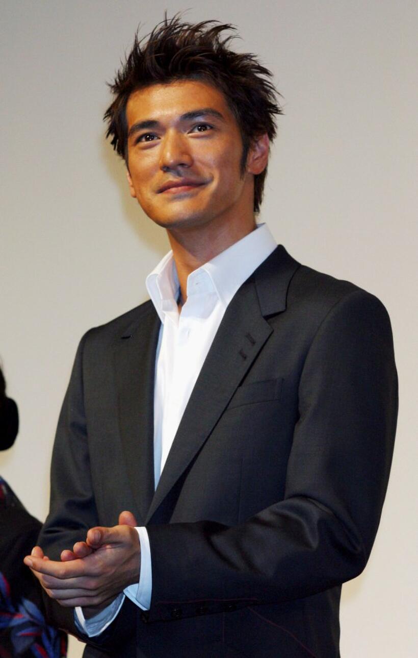 Takeshi Kaneshiro at the Japan premiere of "Lovers."