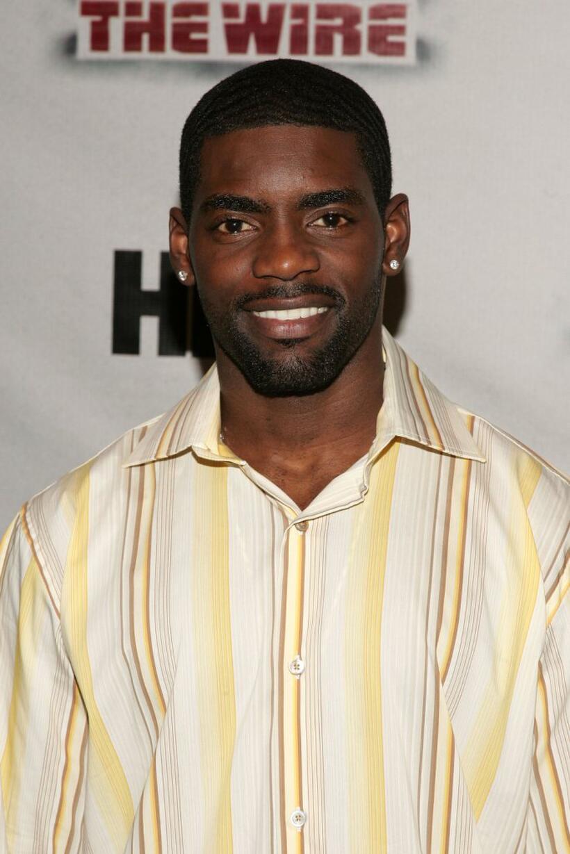 Nicoye Banks at the premiere of "The Wire."