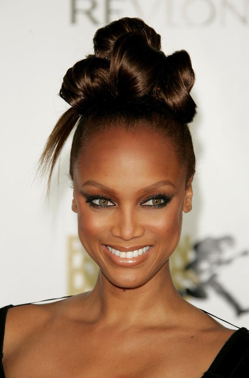 Tyra Banks at the Conde Nast Media Groups Fourth Annual Fashion Rocks Concert.