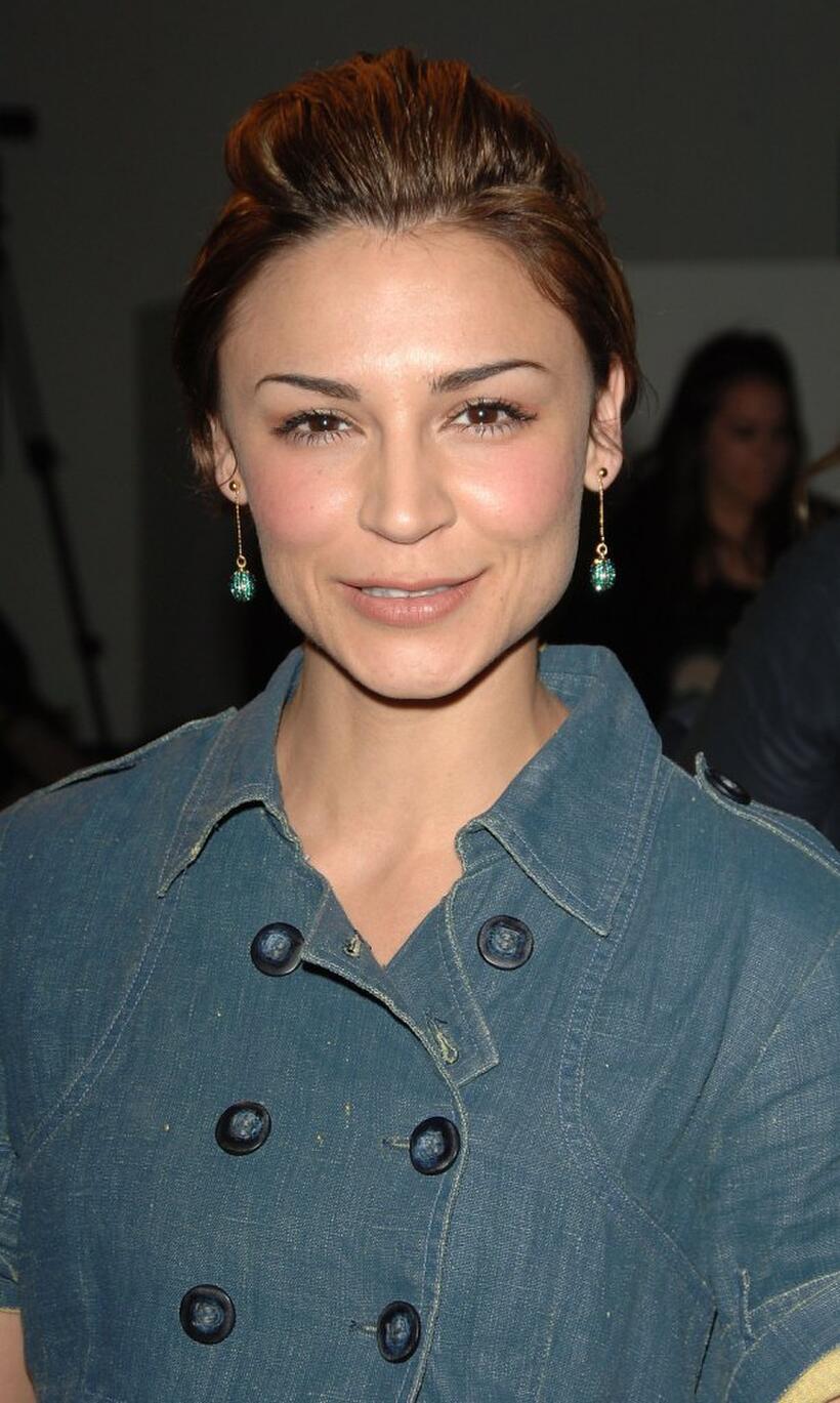 Samaire Armstrong at the Tart Spring 2007 fashion show during the Mercedes Benz Fashion Week.