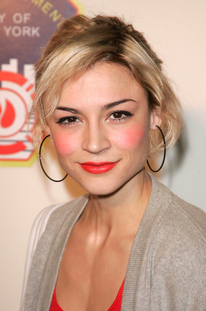 Samaire Armstrong at the unveiling of the new convertible Mazda MX-5.