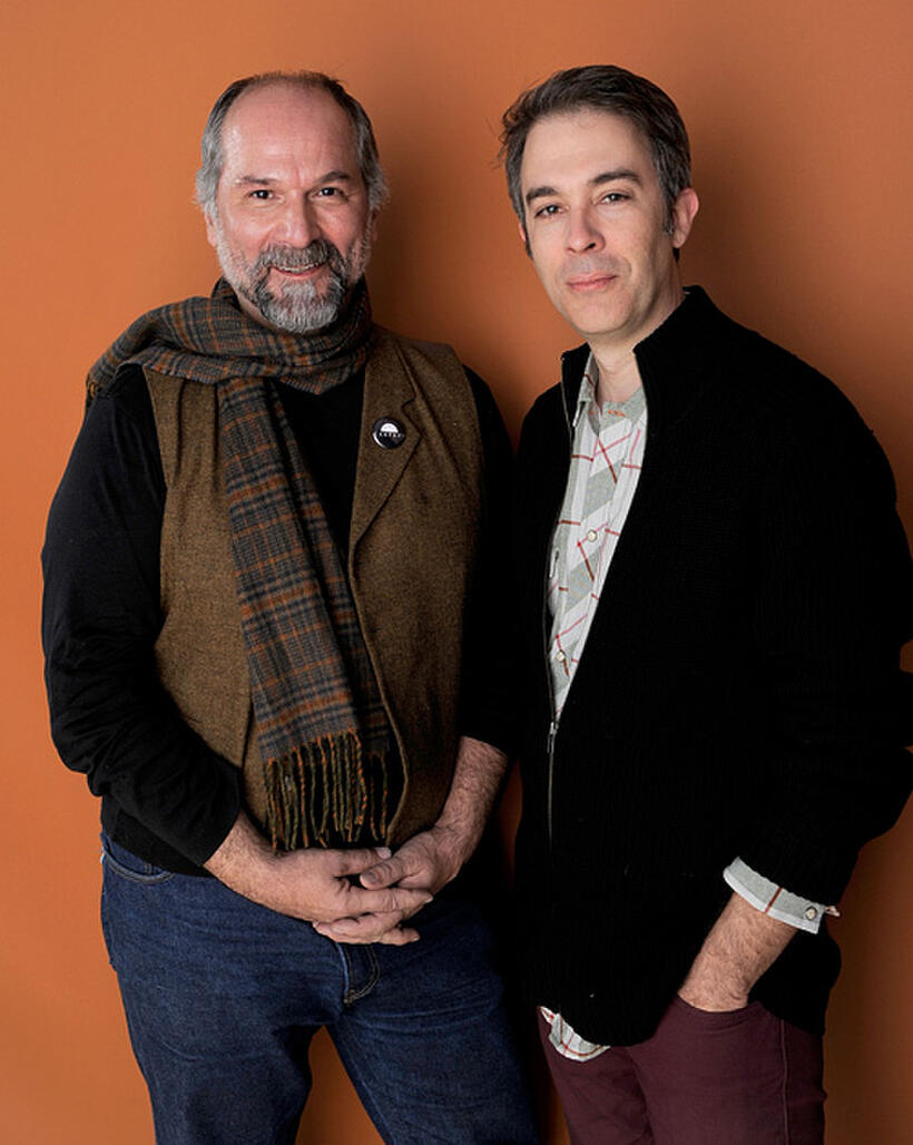 John Kapelos and Jonathan Crow at the portrait session of "Commentary" during the 2011 Sundance Film Festival.
