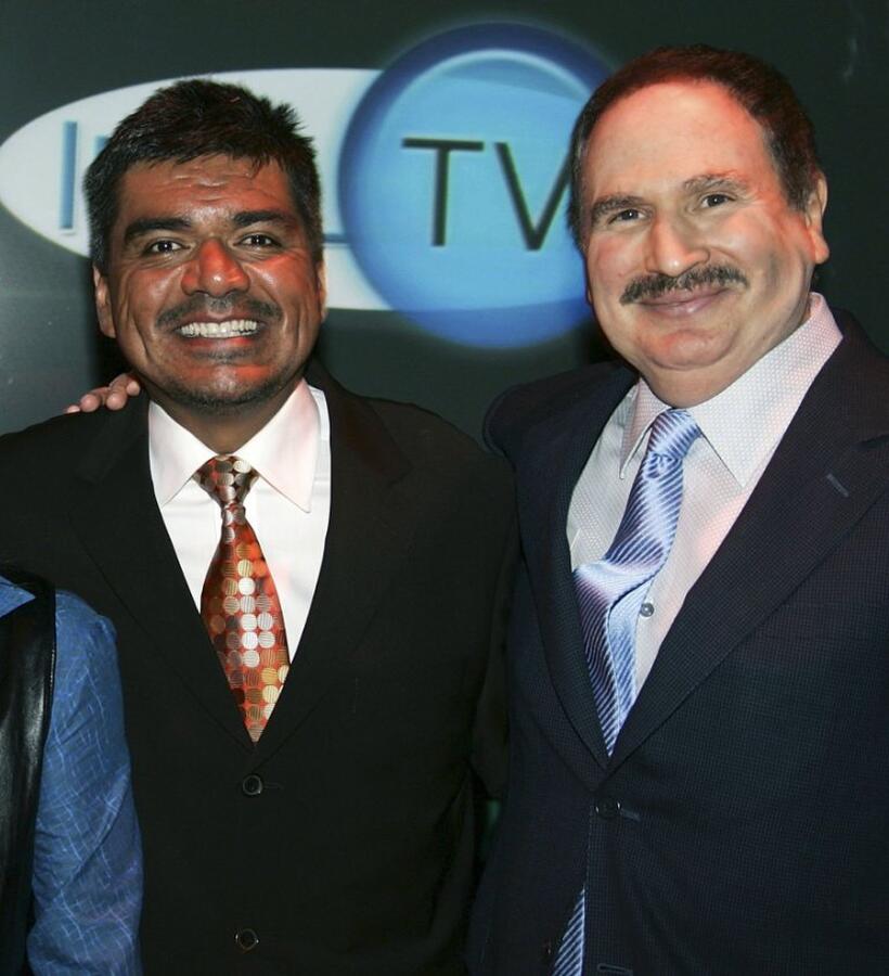 George Lopez and Gabe Kaplan at the AOL and Warner Bros. Launch of In2TV at the Museum of TV & Radio.