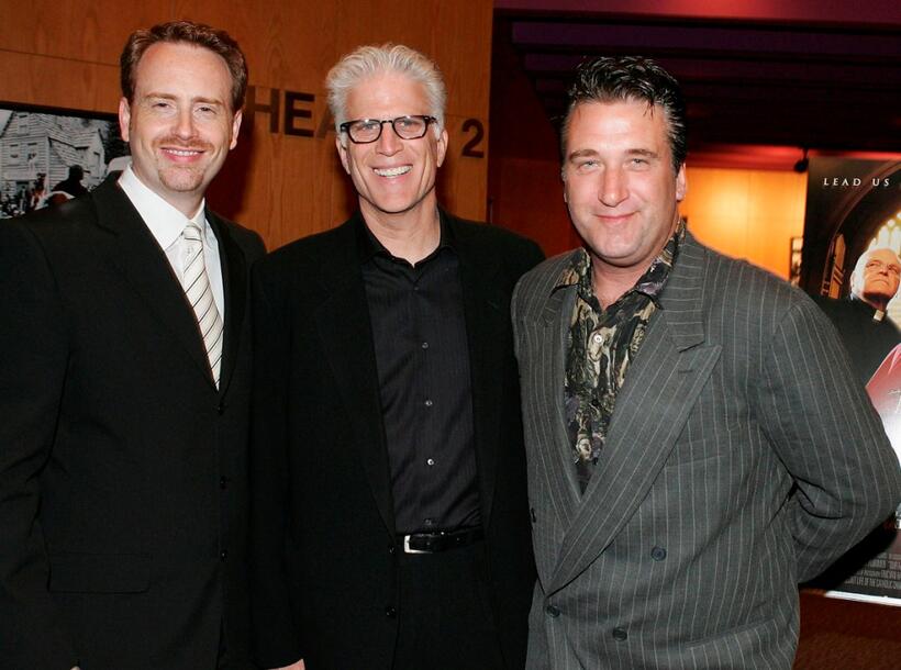 Richard Greenblatt, Ted Danson and Daniel Baldwin at the premiere of "Our Fathers."